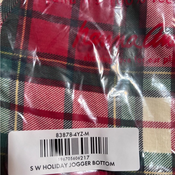 Hanna Andersson Women’s Plaid Pajama Bottoms - Red and Green - Picture 3 of 3